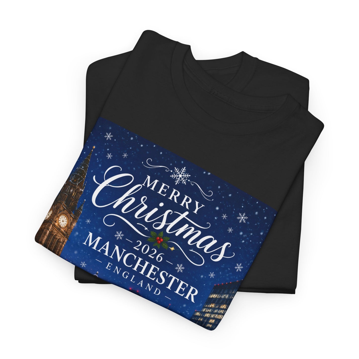 Manchester Christmas Tee — Merry Christmas 2026 Holiday T‑Shirt
