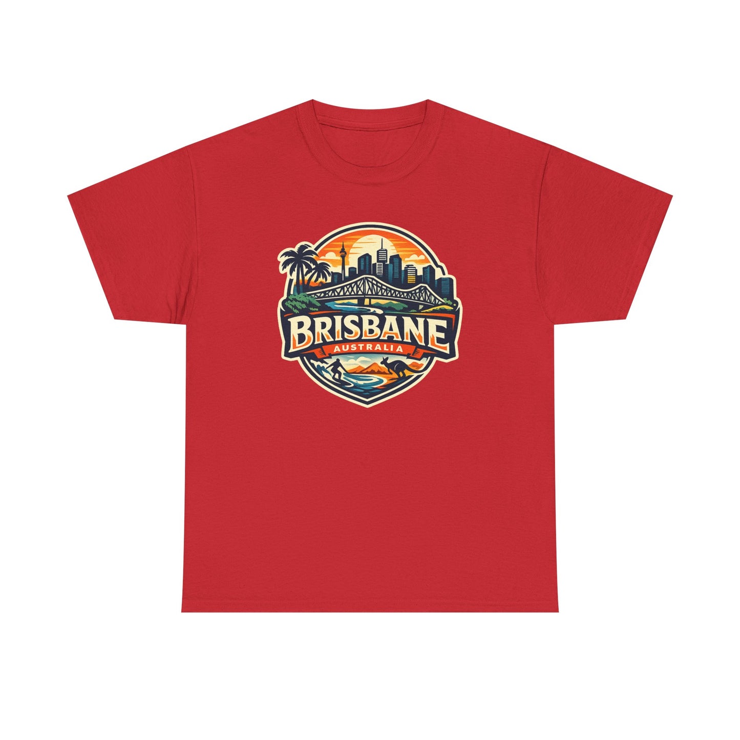 Brisbane Australia Vintage Sunset T-Shirt