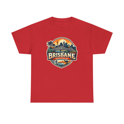 Brisbane Australia Vintage Sunset T-Shirt