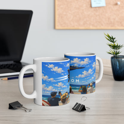 Freedom Airshow Mug — US Navy Blue Angels Ceramic Coffee Cup (11oz & 15oz)