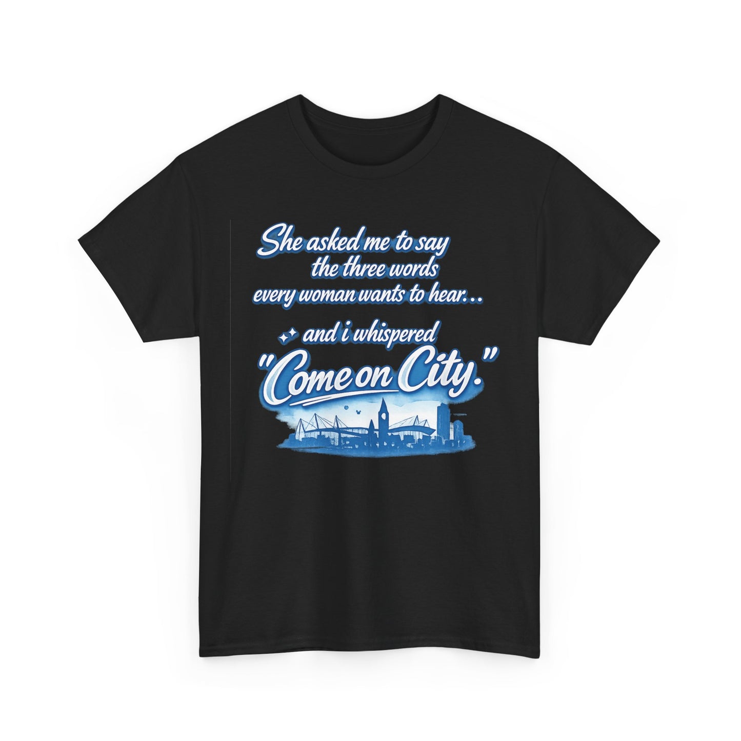 Come on City Skyline Tee — Retro Script Urban Pride T‑Shirt
