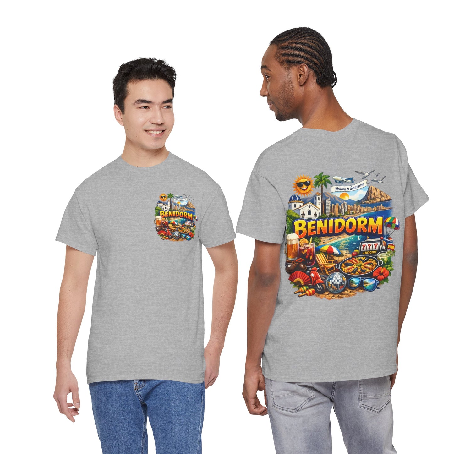 Benidorm Souvenir T‑Shirt — Spain Beach Holiday Graphic Tee