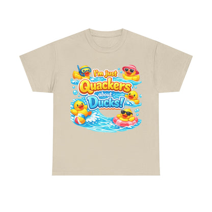 I'm Just Quackers About Ducks! Cute Rubber Duck Pool Tee