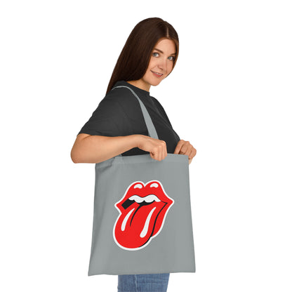 Rock Red Tongue Graphic Tote Bag