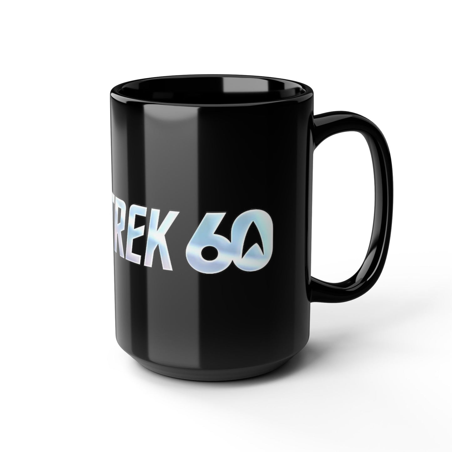 Star Trek 60th Anniversary Black Coffee Mug — Sci‑Fi Fan Gift (11oz/15oz)