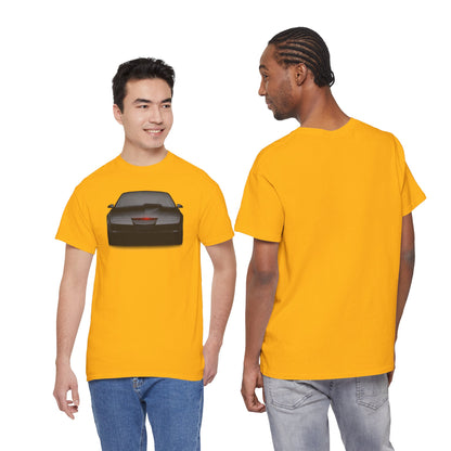 KITT-Inspired Retro Sports Car Tee — Front View Knight Rider Car Graphic Shirt