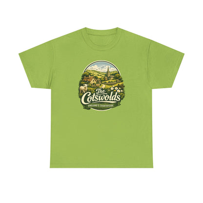 Cotswolds Vintage Landscape T‑Shirt — The Cotswolds Countryside Tee