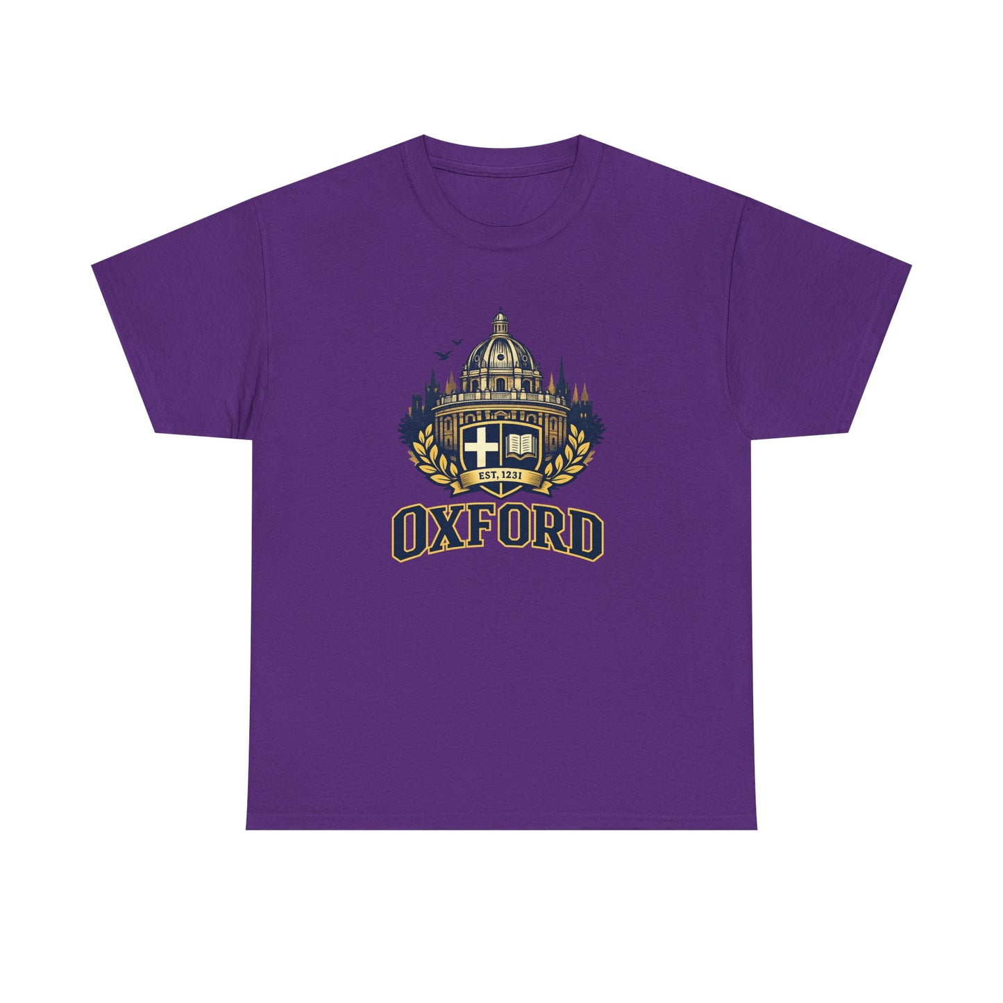 Oxford Crest T-Shirt — Vintage University Graphic Tee