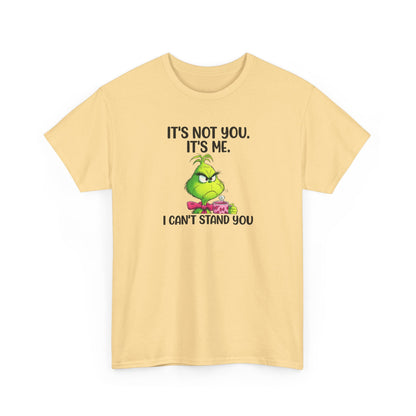 Grumpy Grinch Tee – "It's Not You. It's Me. I Can't Stand You" Christmas Shirt