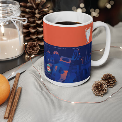2019 Champions League Final Programme Cover Inspired Coffee Mug — Ceramic Cup (11oz/15oz)