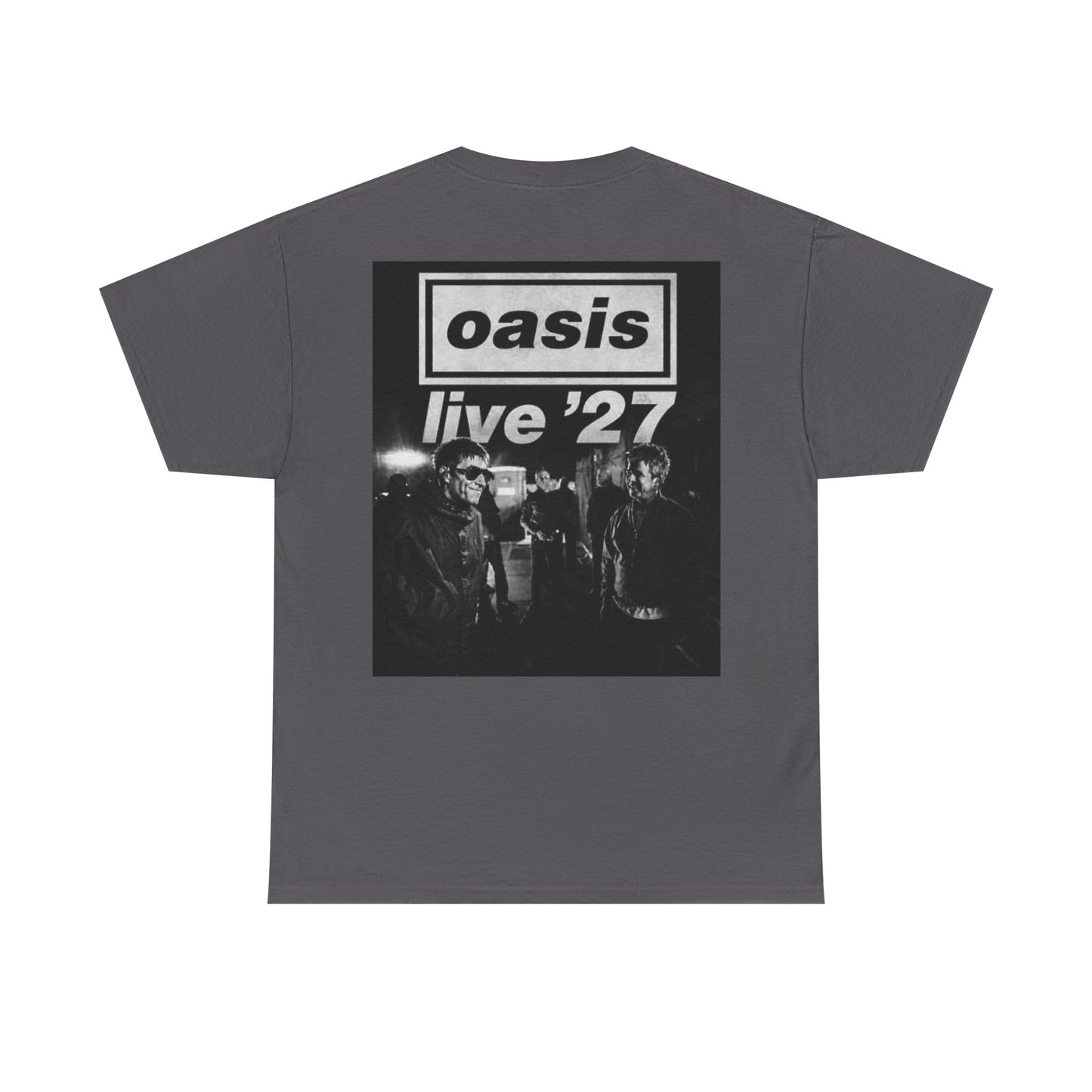 Oasis 'Live '27' Band Tee — Vintage Rock Concert T-Shirt