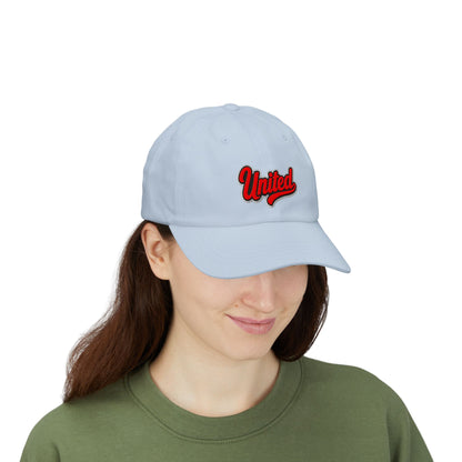 United Script Dad Cap