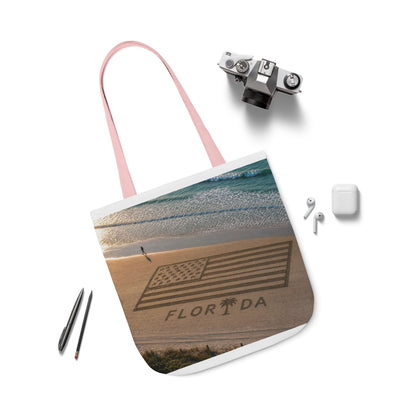 Florida Canvas Tote Bag, 5-Color Straps