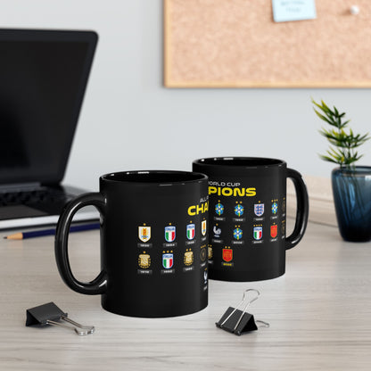 World Cup Champions Mug — All FIFA Winners Coffee Cup (11oz/15oz)