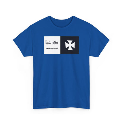 ST Mark's West Gorton (Manchester City) Est. 1880 Cross Logo T-Shirt