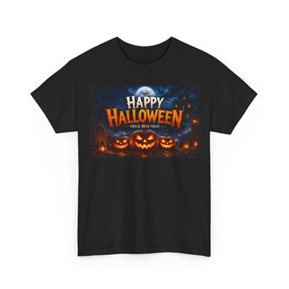 Happy Halloween T-Shirt – Trick or Treat Pumpkin Jack-o'-Lantern Tee