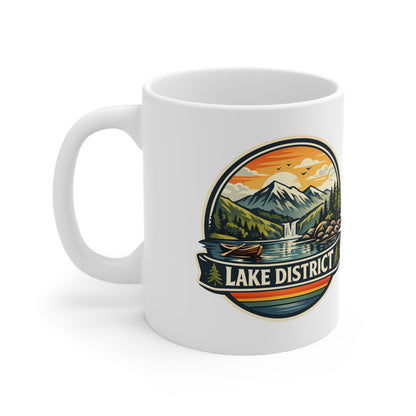 Lake District Coffee Mug — Scenic Mountain & Lake Camping Ceramic Cup (11oz, 15oz)
