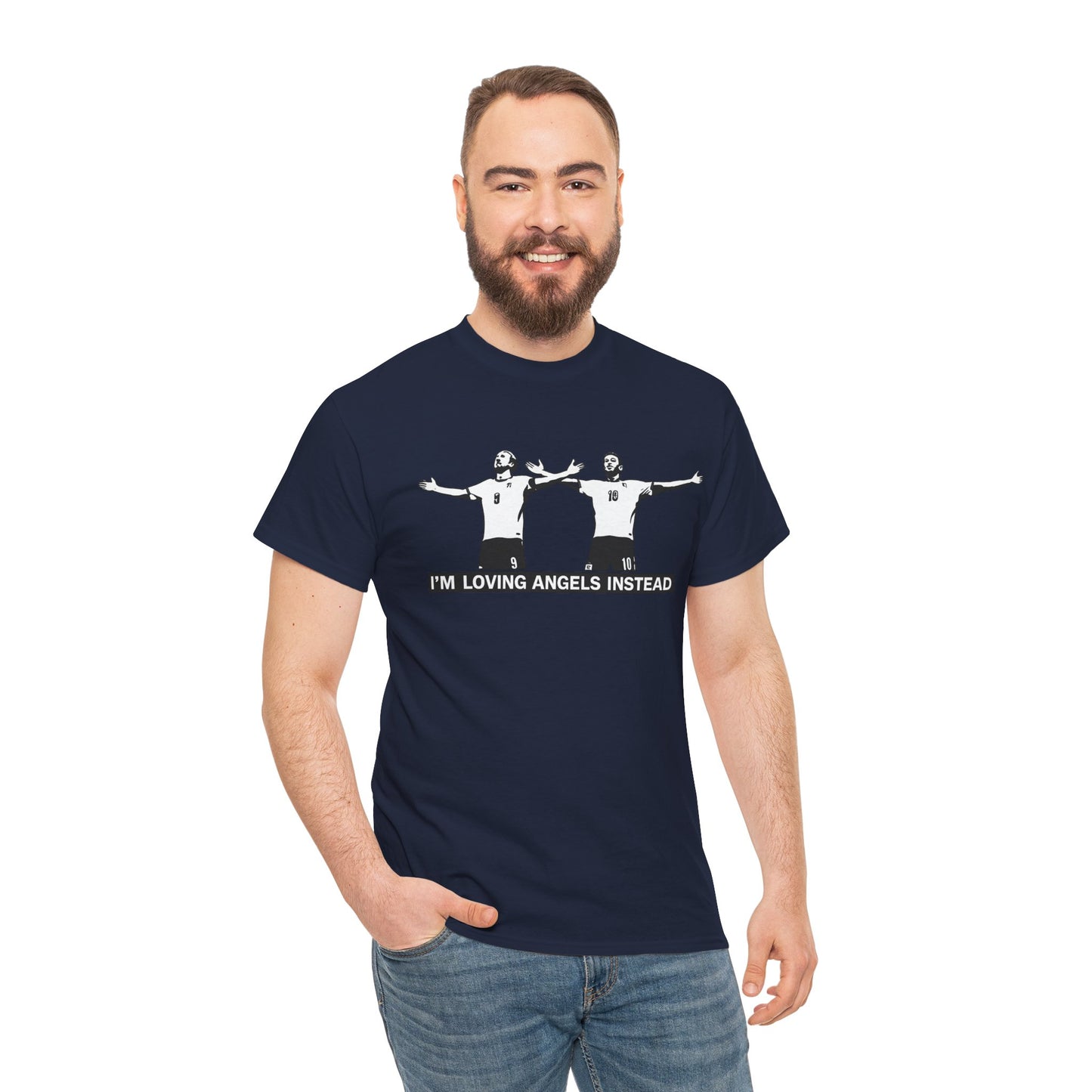 Harry Kane &  Jude Bellingham Tee – "I’m Loving Angels Instead" Graphic T-Shirt