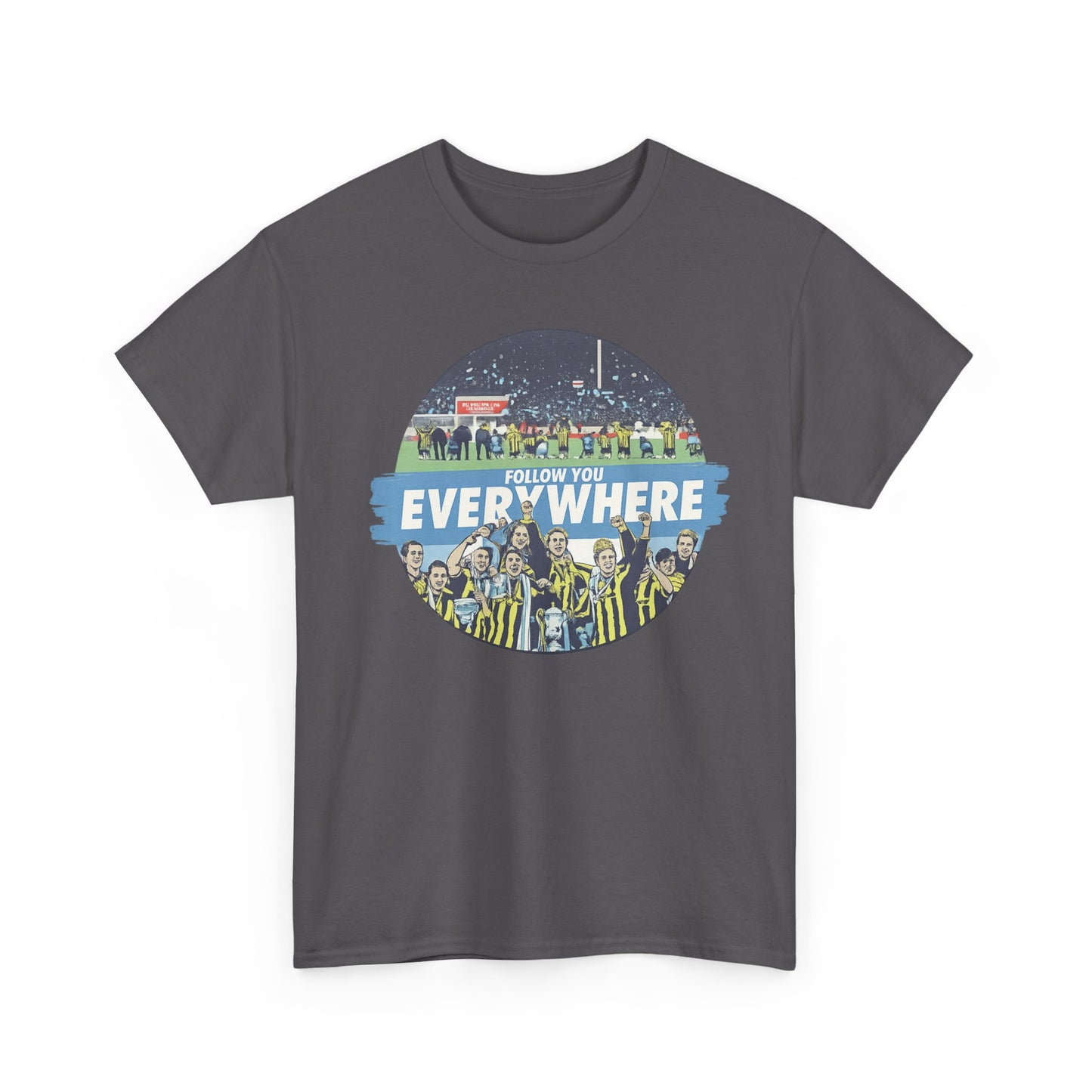 Manchester City T-Shirt — Follow Me Everywhere Soccer Fan Design