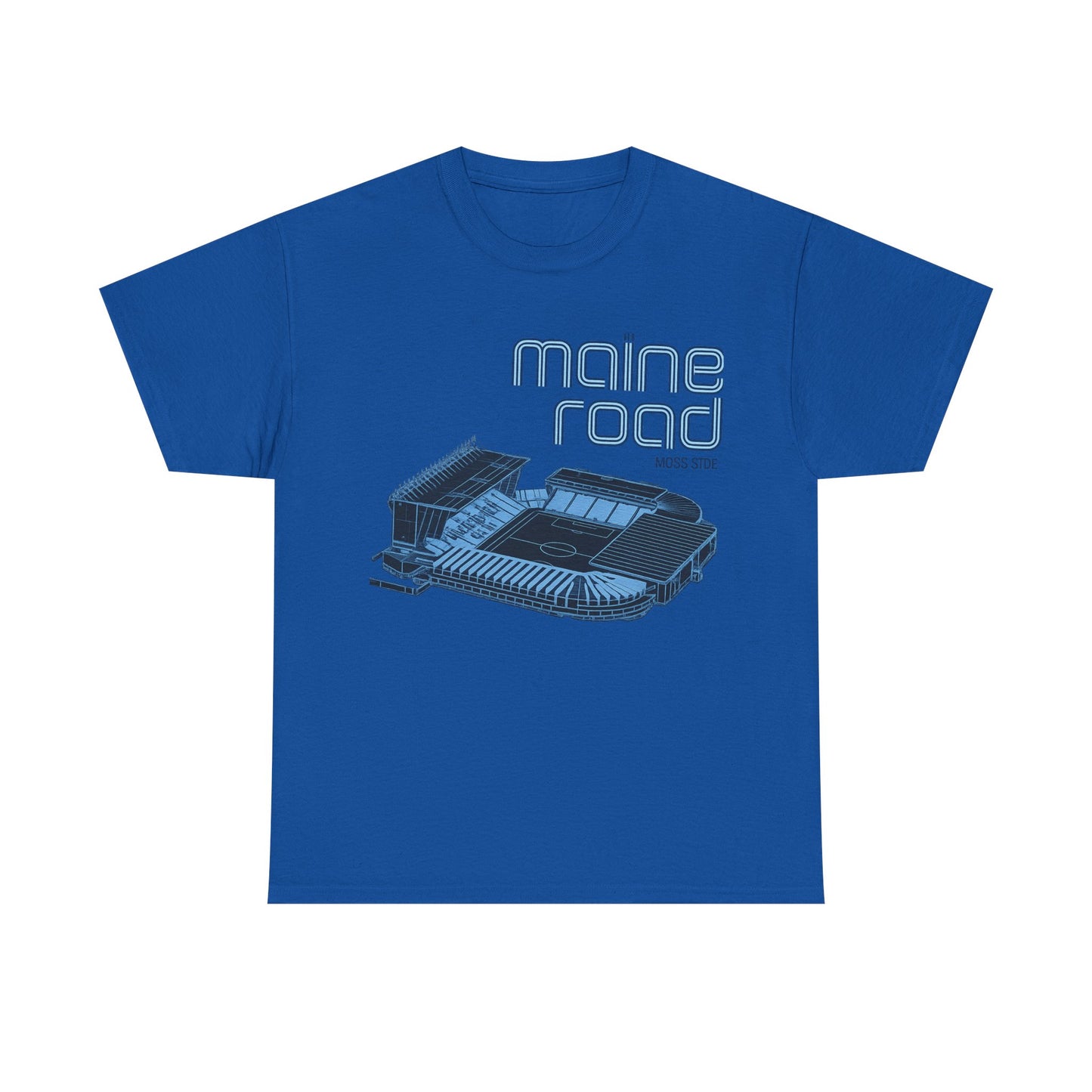 Maine Road Retro Stadium Tee — Vintage Football Arena Graphic Shirt