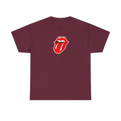 Rock Retro Red Tongue and Lips Graphic Tee