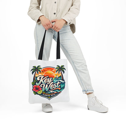 Key West Sunset Canvas Tote