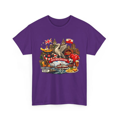 Liverpool Landmarks & You'll Never Walk Alone T-Shirt