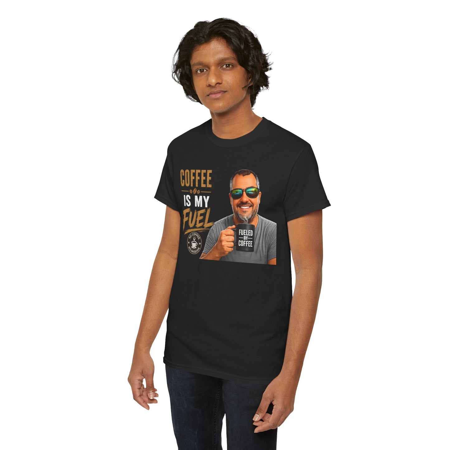 Coffee Is My Fuel T-Shirt — Funny Coffee Lover Tee
