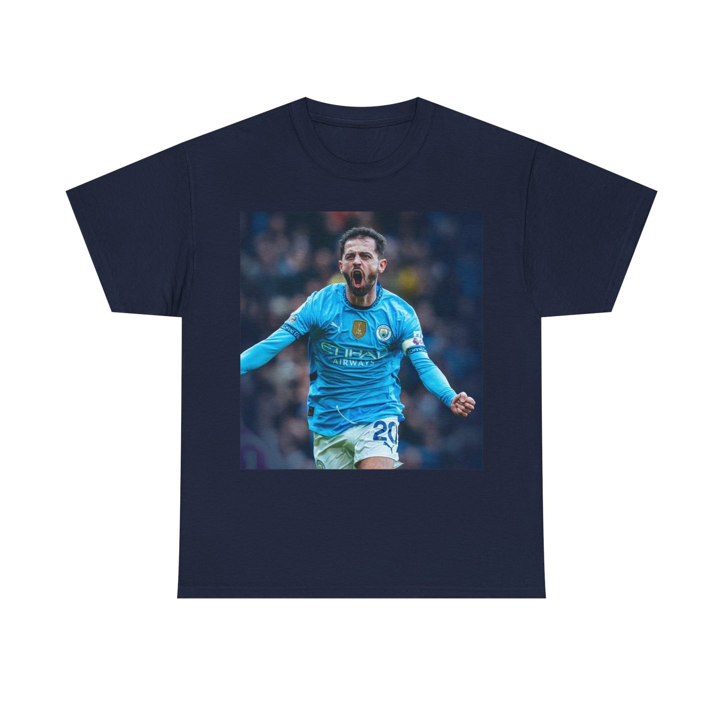 Bernardo Silva Tribute Tee – Inspirational Letter & Celebrating Goal Moment