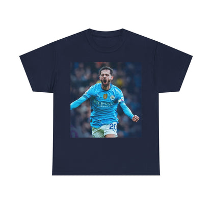 Bernardo Silva Tribute Tee – Inspirational Letter & Celebrating Goal Moment