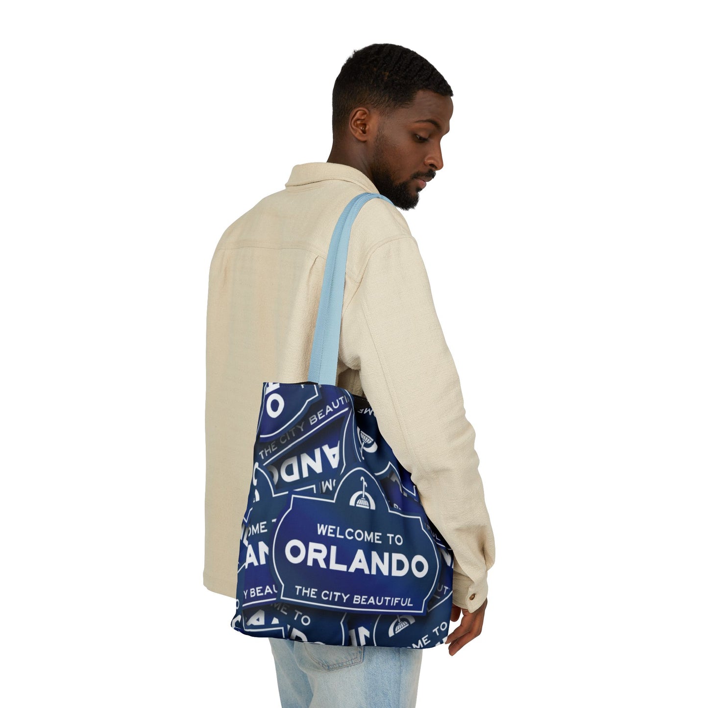 Orlando Welcome Sign Canvas Tote