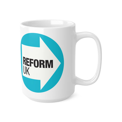 Reform UK Logo Mug — Ceramic Coffee Cup (11oz & 15oz)