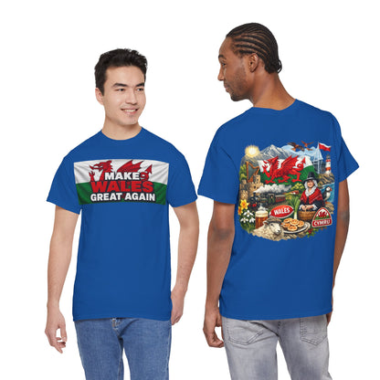 Wales Pride T-Shirt — 'Make Wales Great Again' Welsh Dragon Tee