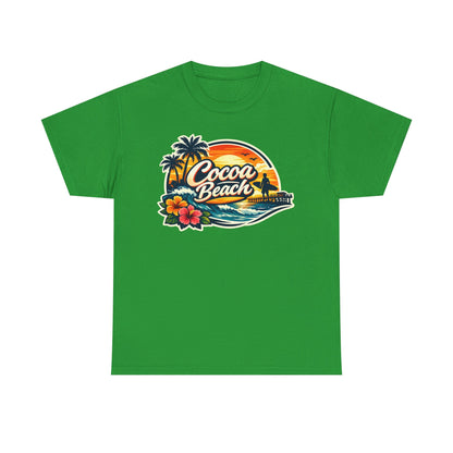 Cocoa Beach Vintage Sunset T-Shirt
