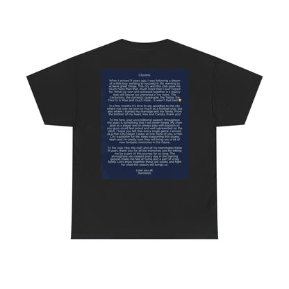 Bernardo Silva Tribute Tee – Inspirational Letter & Celebrating Goal Moment