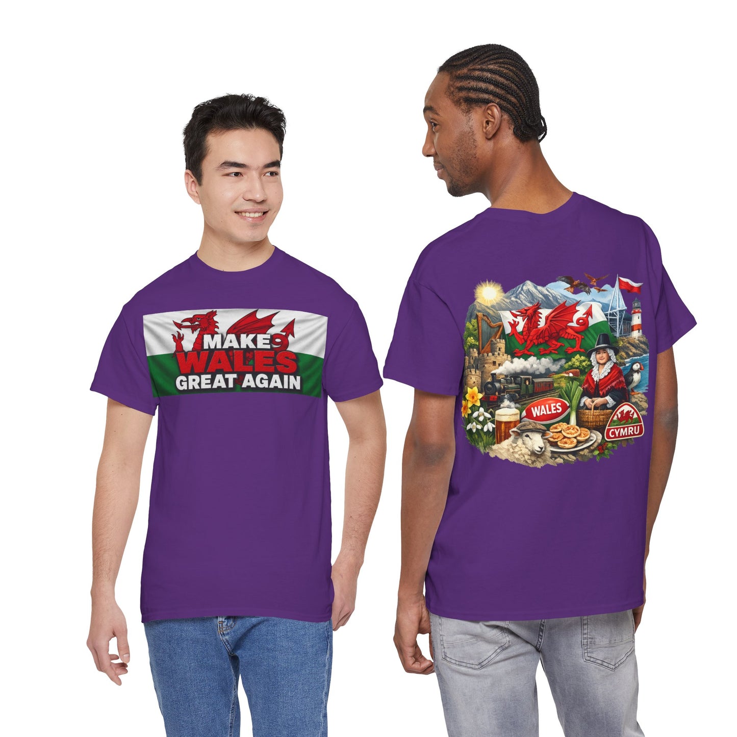 Wales Pride T-Shirt — 'Make Wales Great Again' Welsh Dragon Tee