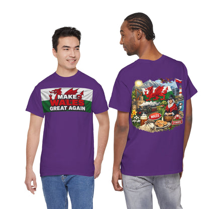 Wales Pride T-Shirt — 'Make Wales Great Again' Welsh Dragon Tee