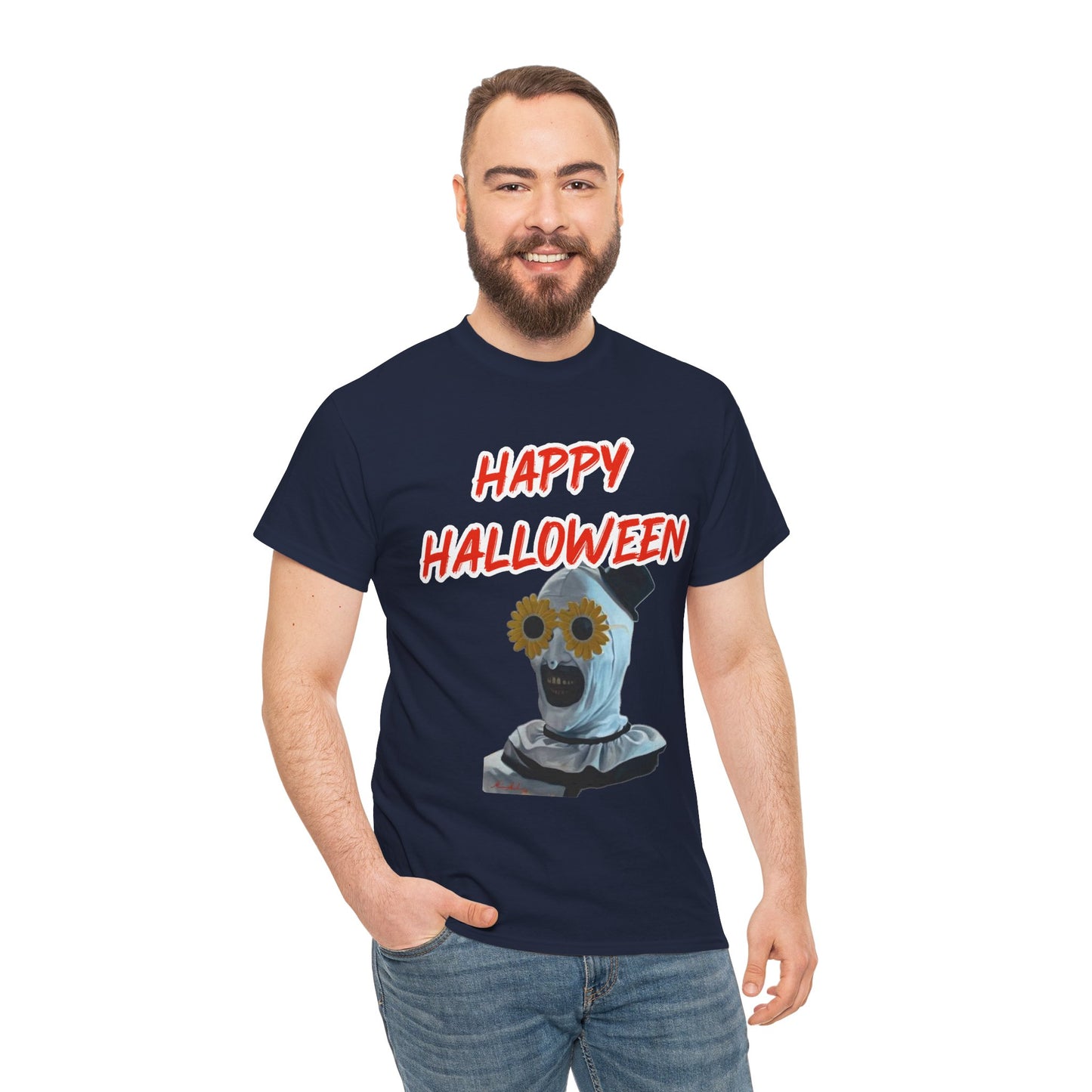 Happy Halloween Costume Mask T‑Shirt