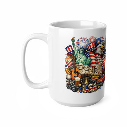 Patriotic USA Coffee Mug — 11oz & 15oz Ceramic