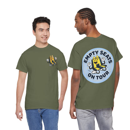 Manchester City T‑Shirt — "Empty Seats On Tour" Cartoon Seat Graphic Tee
