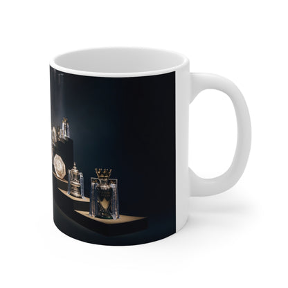 Pep Guardiola Manchester City Ceramic Mug — Champion Trophies Photo Coffee Cup (11oz & 15oz)