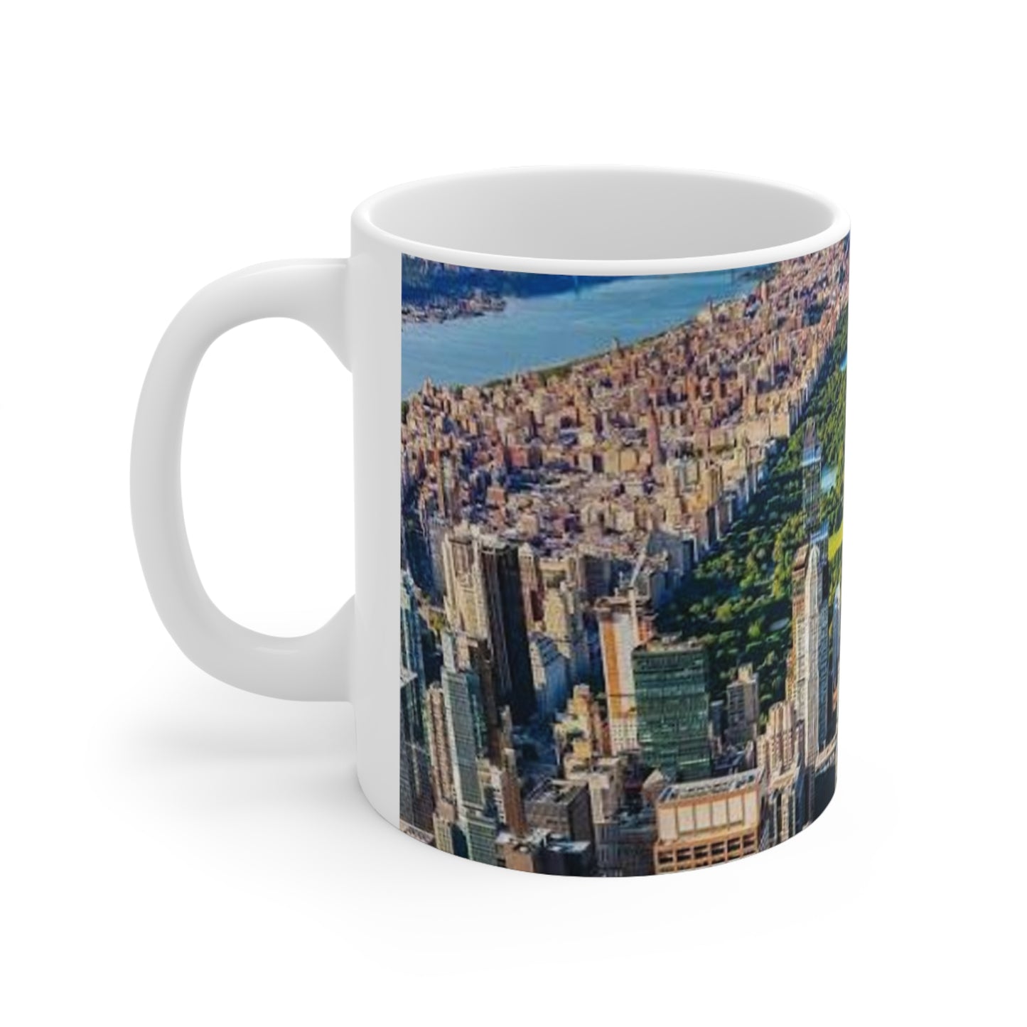 New York City Central Park Aerial Ceramic Coffee Mug — Skyline 11oz/15oz