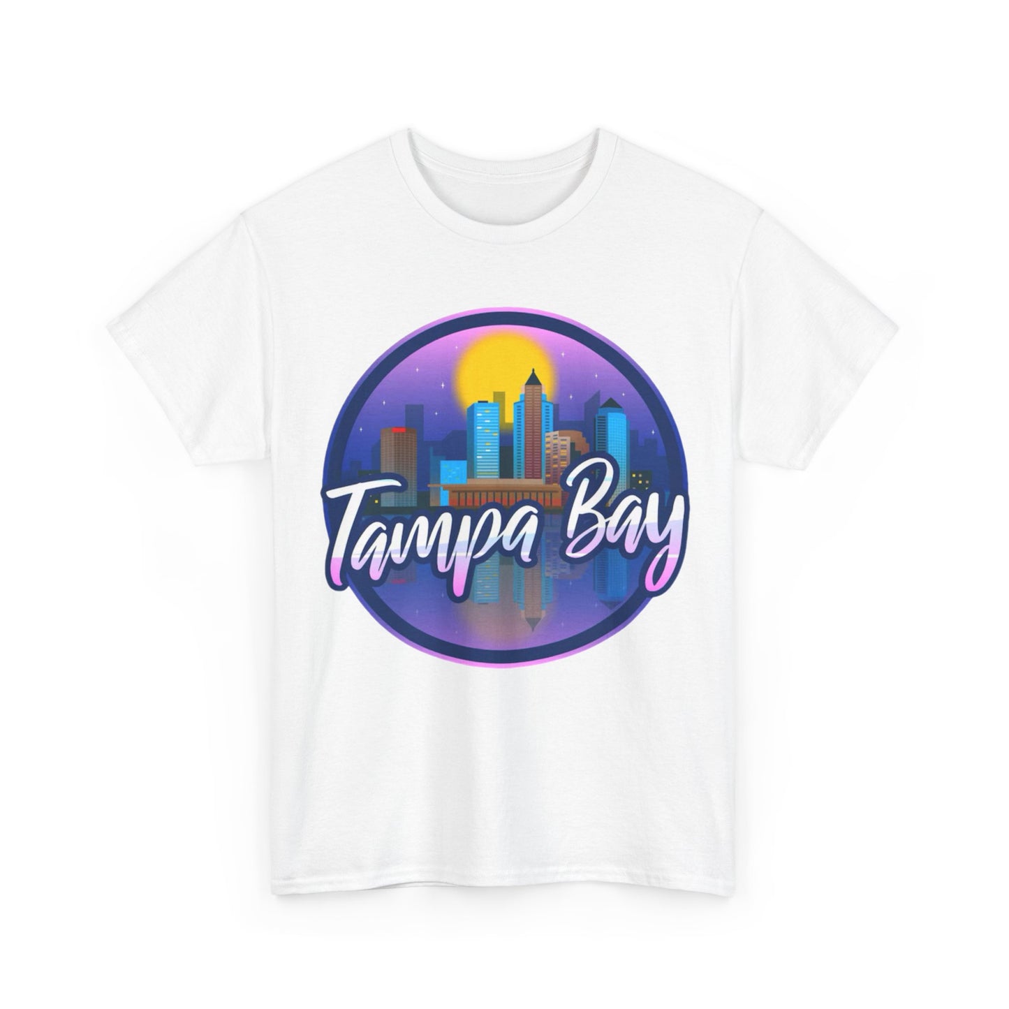 Tampa Bay Skyline T-Shirt — Retro Sunset Cityscape Tee