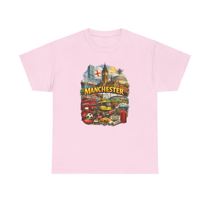 Manchester Skyline Collage T-Shirt