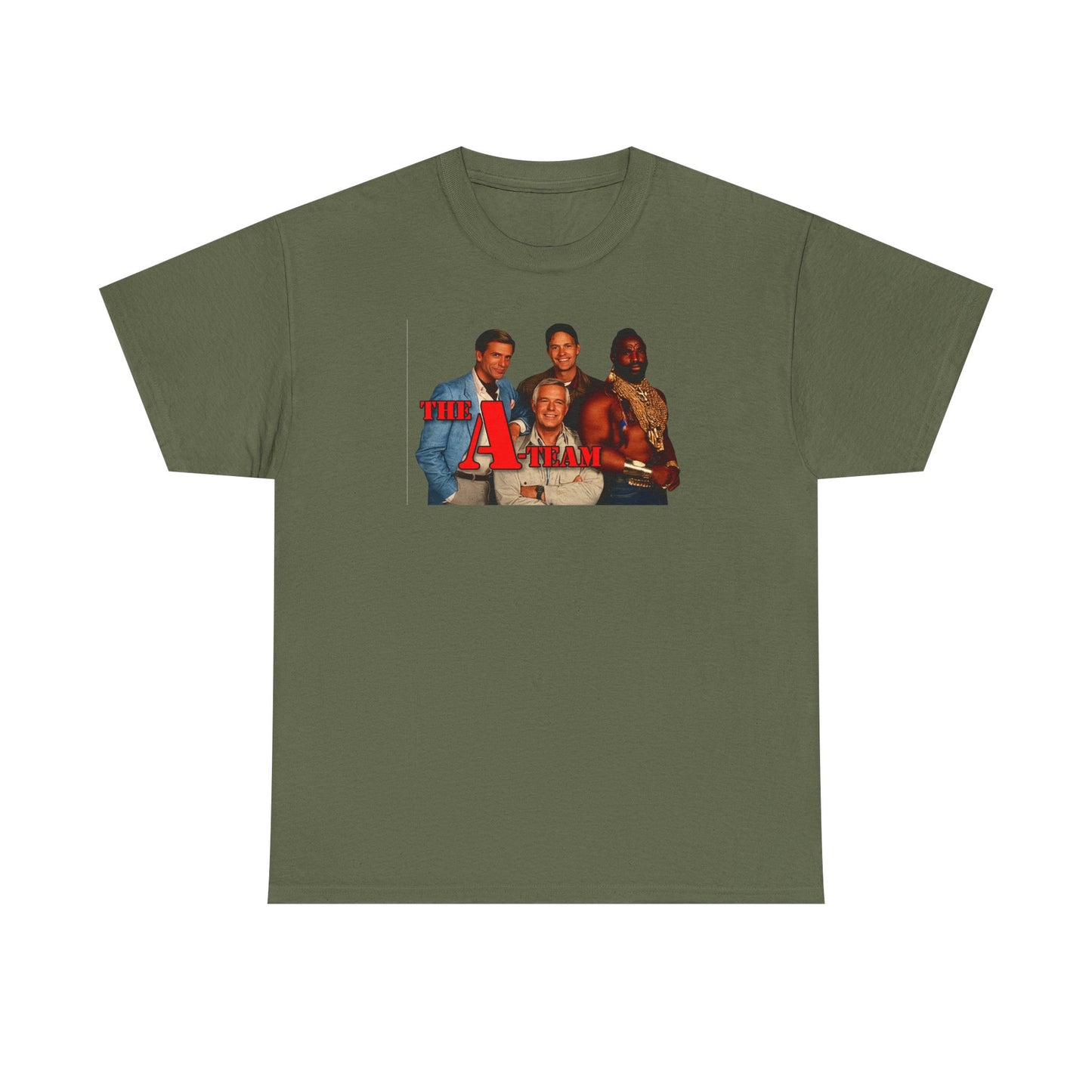 A-Team Graphic Tee — Retro TV Series Logo & Character Poster T-Shirt