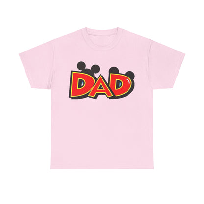 Disney Dad Mickey Ears T-Shirt – Retro Cartoon Dad Tee, Perfect Father’s Day Gift