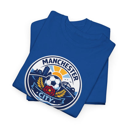 Manchester City Crest T-Shirt — Soccer Fan Tee