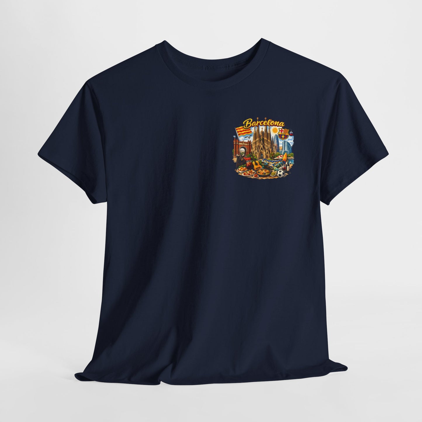 Barcelona Souvenir T‑Shirt — Vintage City Collage Tee