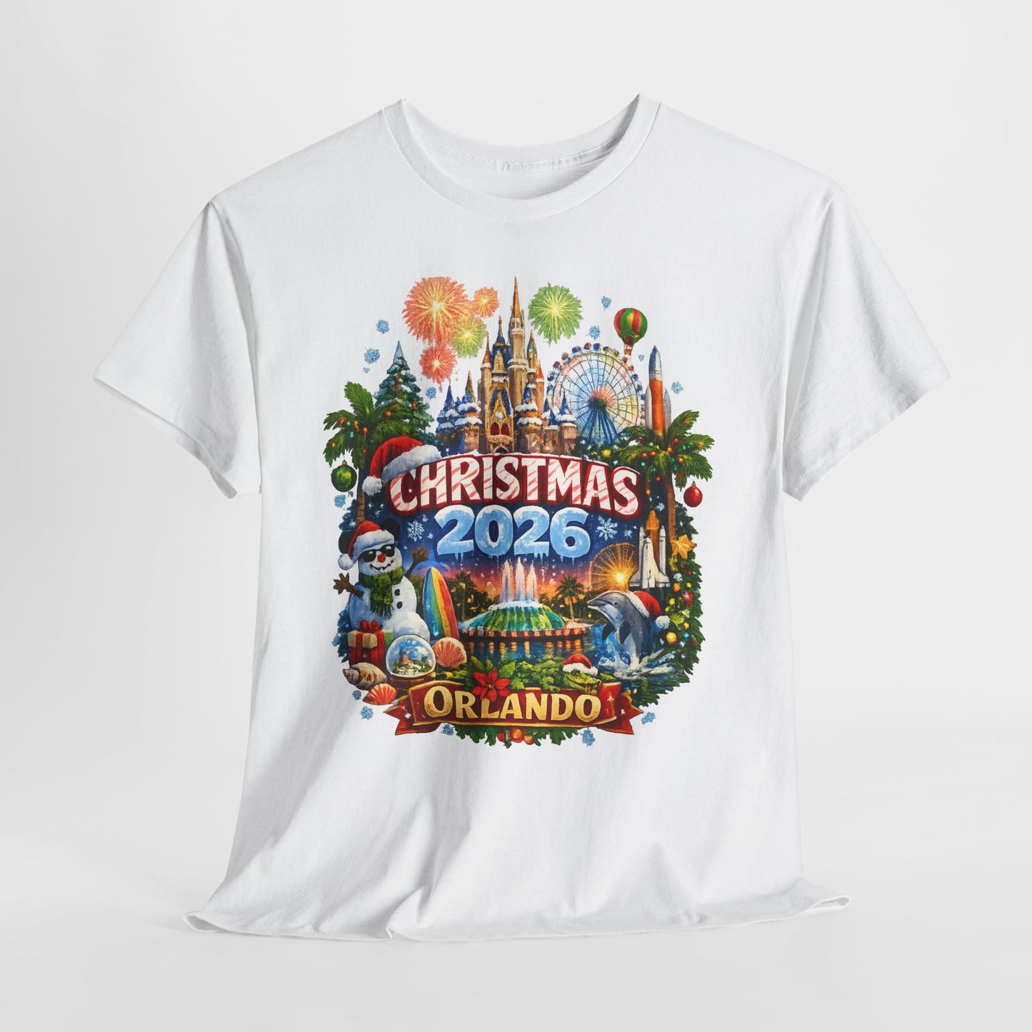 Christmas 2026 Orlando T-Shirt — Holiday Theme Park Souvenir Tee