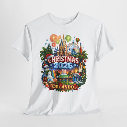 Christmas 2026 Orlando T-Shirt — Holiday Theme Park Souvenir Tee